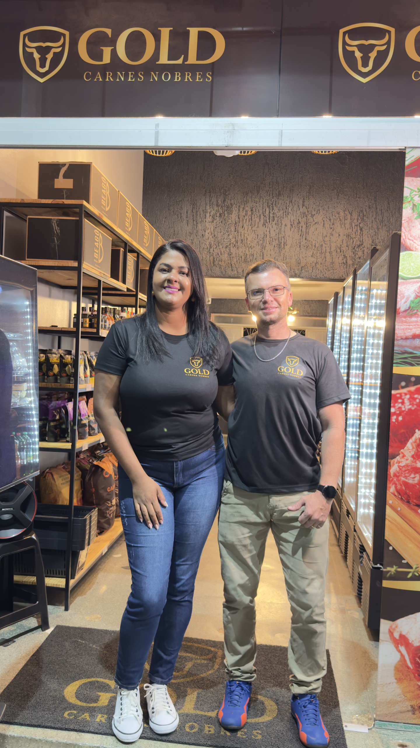 Rosialdo e família na Gold Carnes Nobres